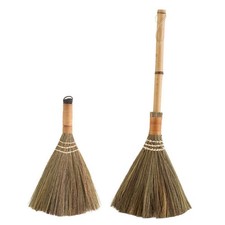 Whisk Broom Hand Handle Broom Floor Cleaning Decorative Vietnamese Soft Vintage