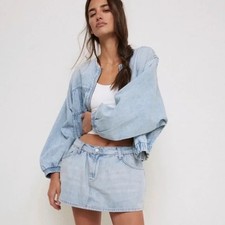 We The Free Demi Denim Skort Light Wash Size 27