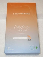 SaveTheDate Teeth Whitening Strips 42ct - Sensitivity Free Whitening Experience