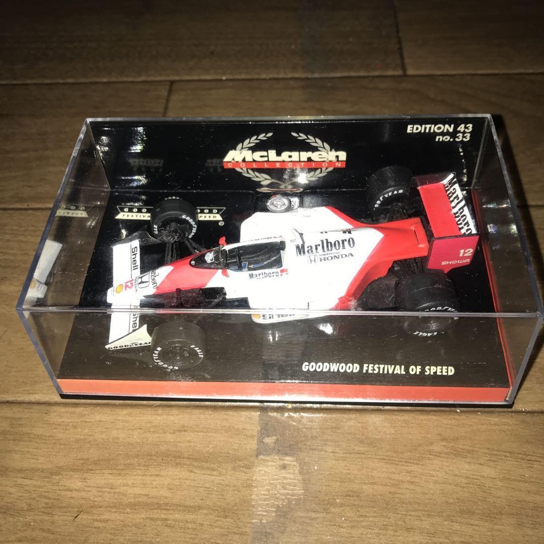 ミニカー Marlboro McLaren MP4/4 HONDA 1988 1/43 Mclaren MP4/4 #12 Ayrton Senna 1988 F1 World Champion 1:18