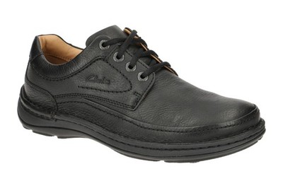 Clarks Schuhe NATURE THREE schwarz Herrenschuhe 20339008 7 NEU