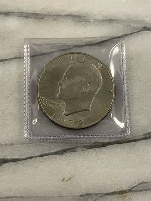 1972-D One Dollar Eisenhower Coin Collectible $1