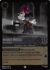Minnie Mouse Ghost Hunter Foil 181/204 Whispers in the Well Lorcana 001430