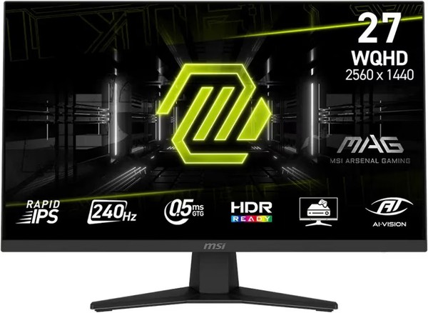 MSI MAG 274QFDE X24 27 Zoll Wqhd Rapid IPS Panel 16:9 240 Hz Gaming Monitor-image