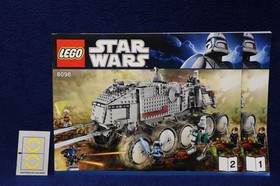 LEGO Star Wars 8098 Clone Turbo Tank - Stickers & Instruction Manual