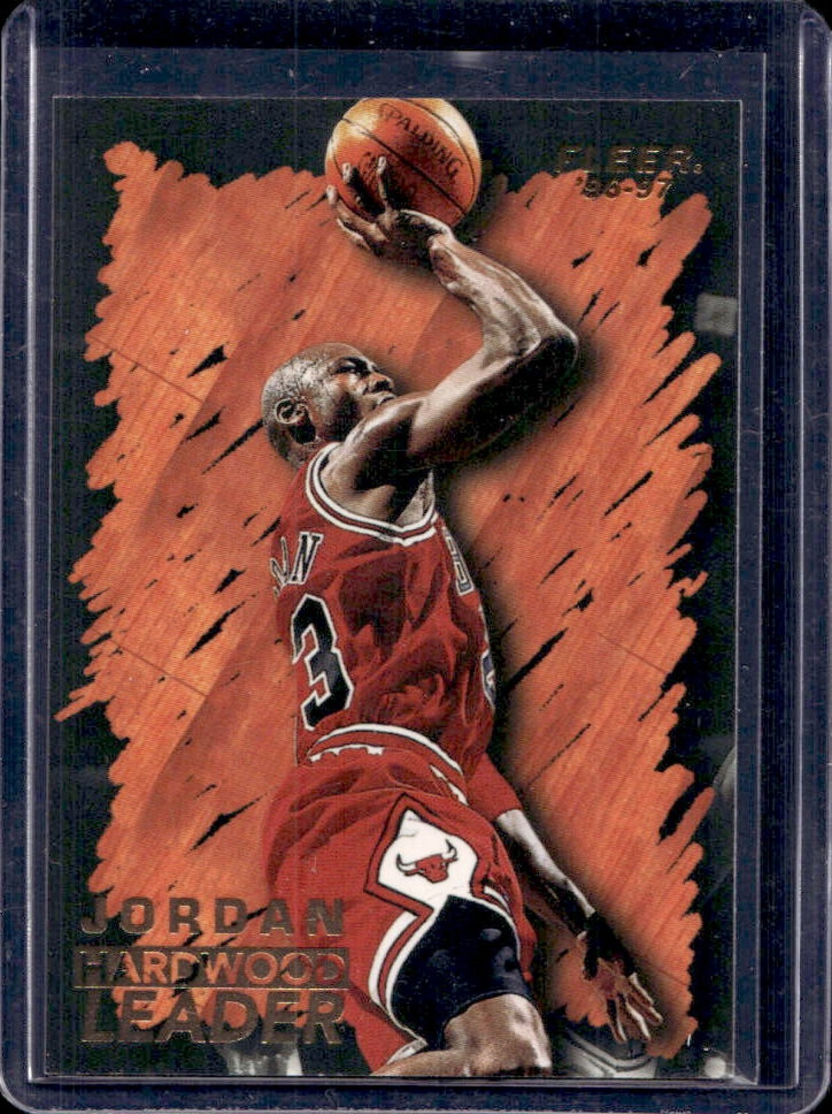 1996-97 Fleer Michael Jordan Hardwood Leader #123 Bulls
