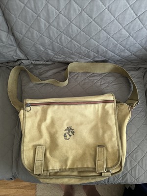 USMC ROTHCO Expandable Messenger Bag 13  X 16  W/Shoulder Strap Canvas