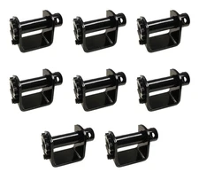 (8 Pack) Weld On Winch for Flatbed Truck Trailer | Heavy Duty Strap Binders T...
