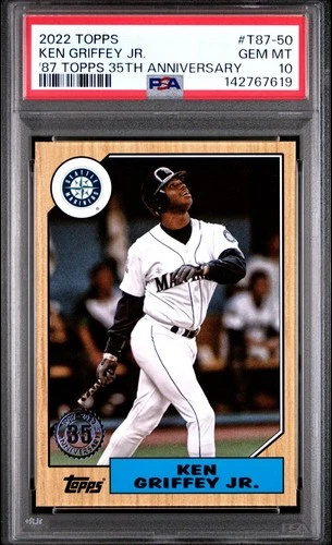 Ken Griffey Jr. 2022 Topps 1987 35th Anniversary #T87-50 PSA 10