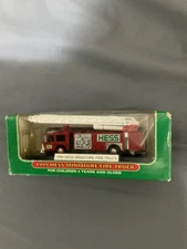 1999 Hess Miniature Fire Truck Vintage