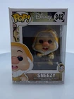 Funko POP! Disney Snow White Sneezy #342 Vinyl Figure DAMAGED BOX SEE PICS
