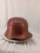 WWI German Helmet M16 Or M17  Repainted Fair Condition SHELL ONLY 