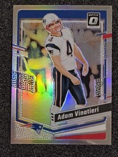2023 Donruss Optic Silver Prizm #128 Adam Vinatieri New England Patriots