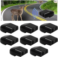 Whistles for Car, Warning Repellent Devices Color: Black-8 Pack