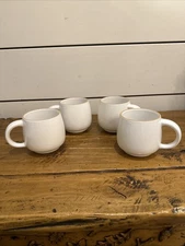 Our Place Night & Day Mugs Ceramic Mugs - Set of 4 White- Excellent Condition