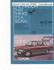 Original 1976 Toyota  Corona Station Wagon vintage print ad