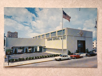 #ad O844 Vintage Postcard Manatee National Bank Bradenton Florida FL $5.99