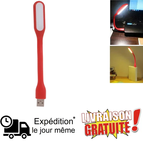 Mini Lampe Led Usb Portable Pour Livre Bureau Éclairage De Nuit Ordinateur Porta