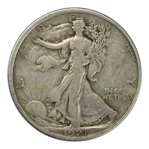 1921 Walking Liberty Half Dollar Fine Condition