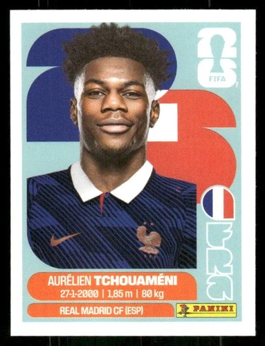 Aur Lien Tchouam Ni 2026 Panini Aur Lien Tchouam Ni #FRA9