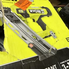  RYOBI  18V Brushless Cordless AirStrike 30° Framing Nailer Tool Only (PBL350)