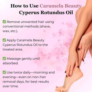 Caramela Beauty Cyperus Rotundus Oil - 60ml Natural 2 Fl Oz (Pack of 1)  - Picture 7 of 12