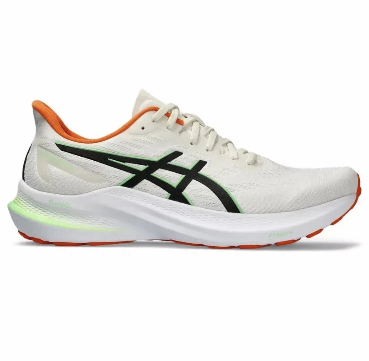 Asics GT 2000 5 Mens 13 Gray Black Orange Mesh Running Shoes Sneakers T707N Men main image 3