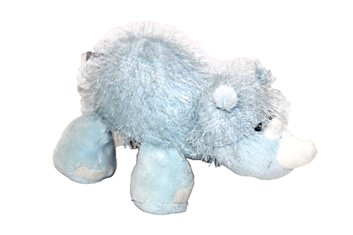 Ganz Webkinz Blue Rhino Long Hair Plush Stuffed Animal HM196 No Code 10” Small - Picture 2 of 7