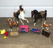 Vintage Horses Lot Breyer Toys Figurines