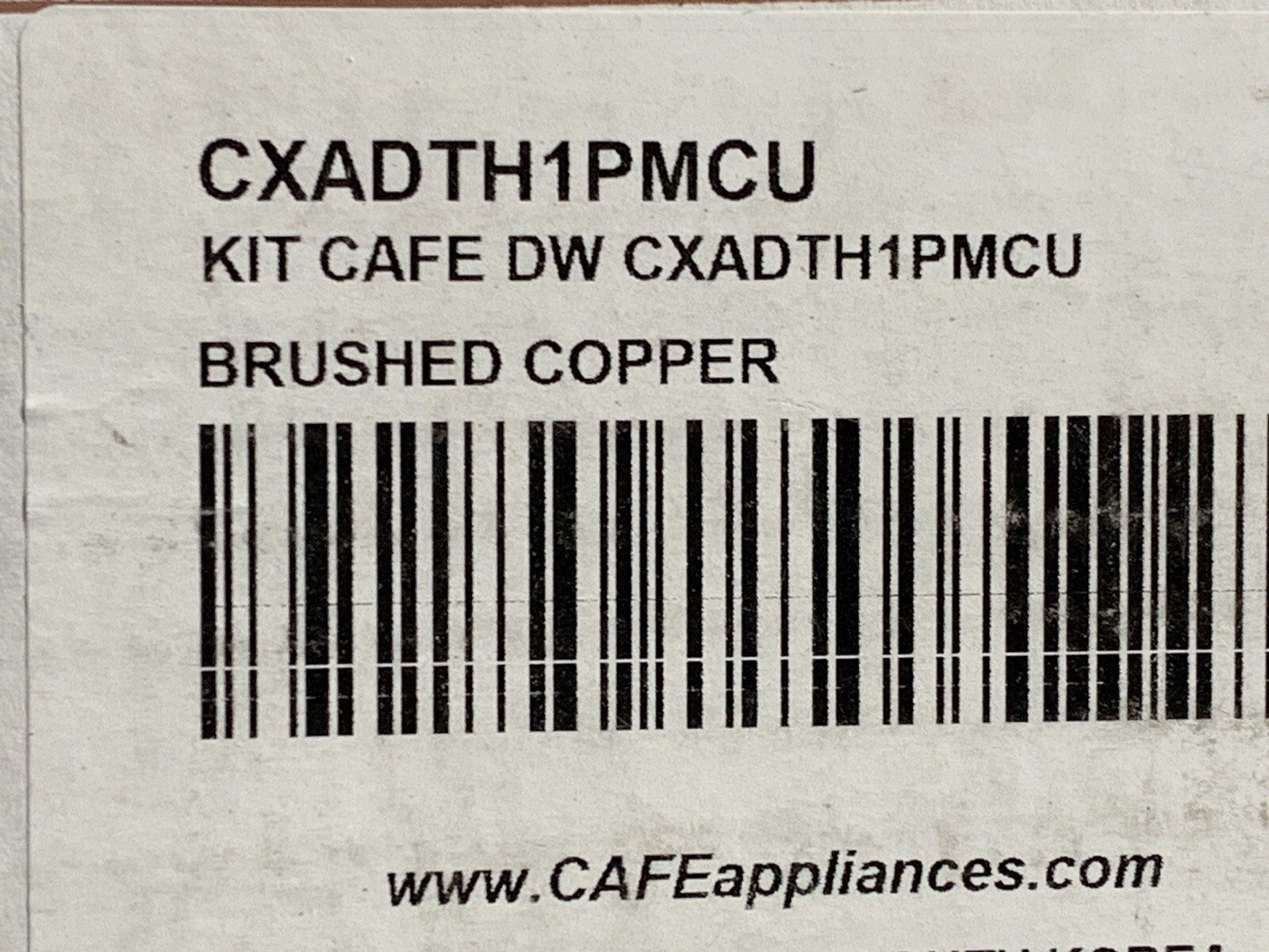 GE OEM CXADTH1PMCU CAFÉ DISHWASHER HANDLE KIT BRUSHED COPPER eBay