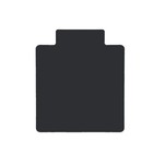 DESKU Office Desk Chair Mat with Lip – PVC Mat for Hard Floor Protection, Bla...