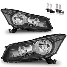 Headlights For 2008 2009 2010 2011 2012 Honda Accord 4dr Sedan With Bulbs Lhrh