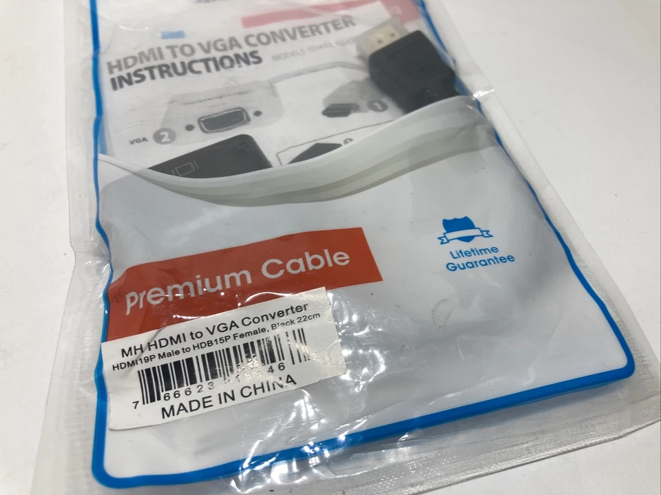 NEW Manhattan HDMI To VGA Converter Sealed New - Image 2 of 4