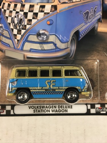 Hot Wheels Premium Boulevard VOLKSWAGEN DELUXE STATION WAGON Real Riders #44 (6) - Picture 2 of 7