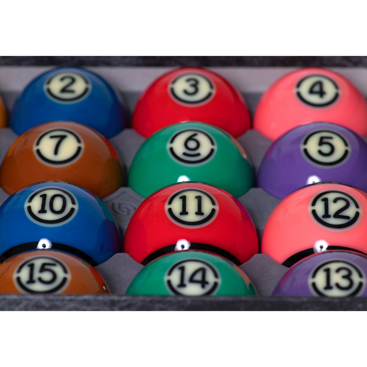 Aramith Tournament Black TV Billiard Pool Ball set 2 1/4