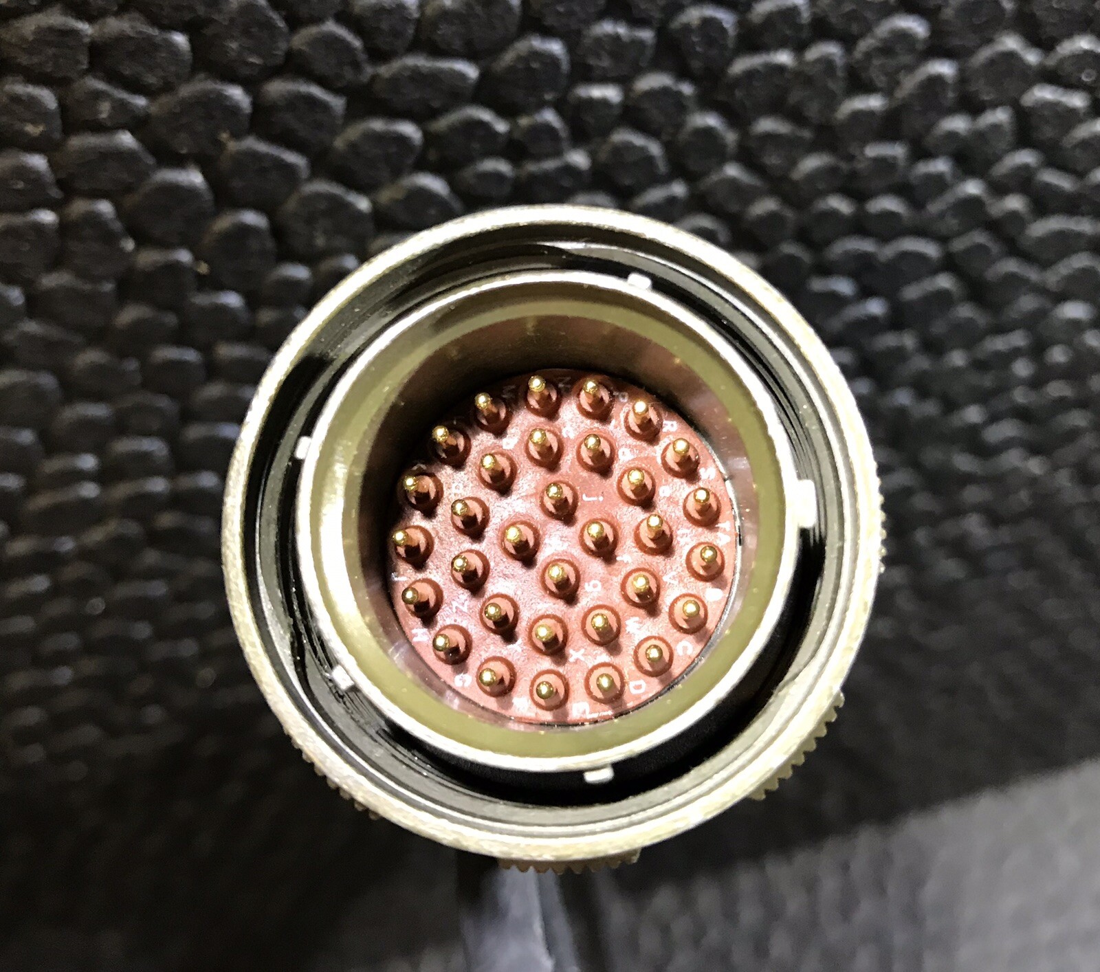 WIPER MOTOR POWER SUPPLY MIL SPEC CABLE D38999/26WF32PN GOLD DEUTSCH