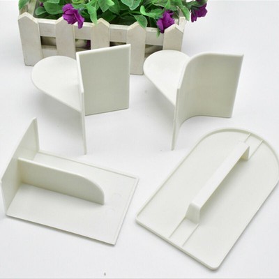 4pcs Scrapers Tasteless Premium Plastic DIY Cake Edge Smoother Scraper Smoother