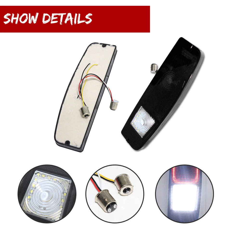 Luces traseras de humo para camioneta Ford 67-72 67-77 Bronco 67-74 Econoline E100/200/300 Foto 4 de 4