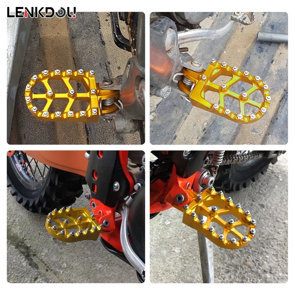 Педаль подножек MX Foot Pegs для Suzuki RM125 RM250 RM250Z RMX250 DRZ 400/E/S/SM - Изображение 2 из 4