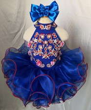 Jenniferwu Baby Girls Pageant Lace Dresses Toddler Formal Party Tulle Dresses