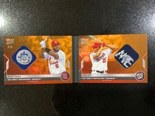 2022 Topps Now Albert Pujols HR Derby Game Used Dual Sock Relic /5 MLB HOLO