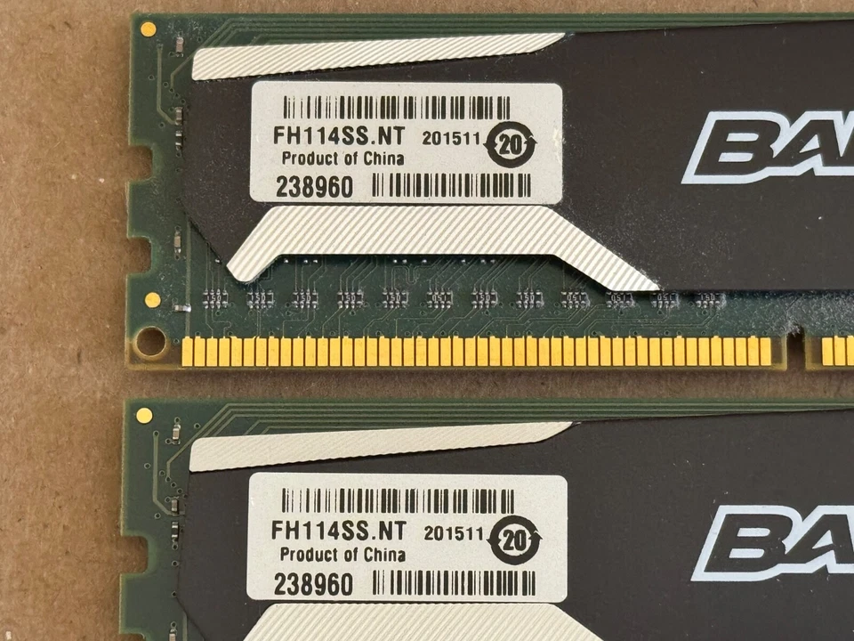 Ballistix Sport 8GB (2x4GB) DDR3 1600MHz Desktop Ram Memory (BLS4G3D1609DS1S00) - Image 3 of 4