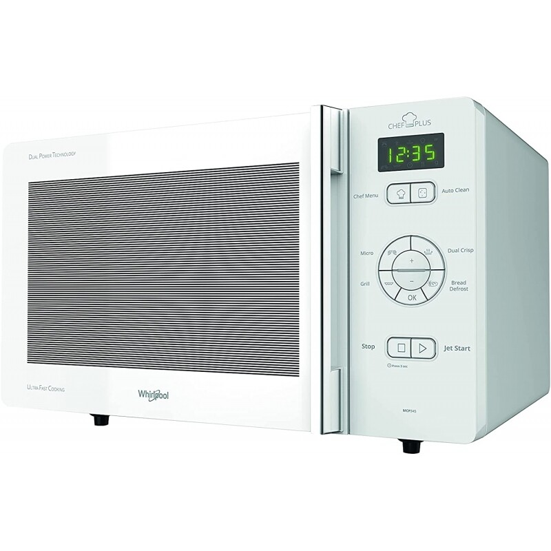 Whirlpool MWP 253 B Horno Microondas con Grill 25L 900W Negro