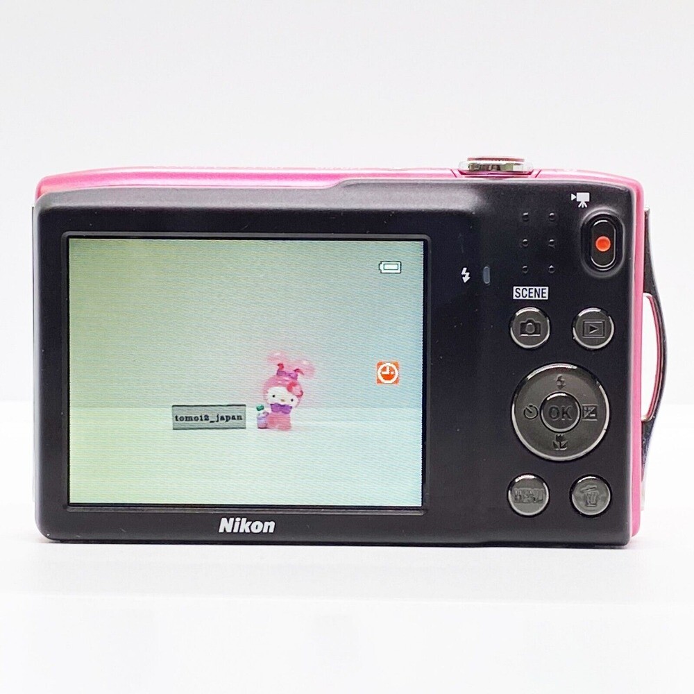 Nikon COOLPIX S3300 6x Zoom 16.0MP Digital Camera Strawberry Pink