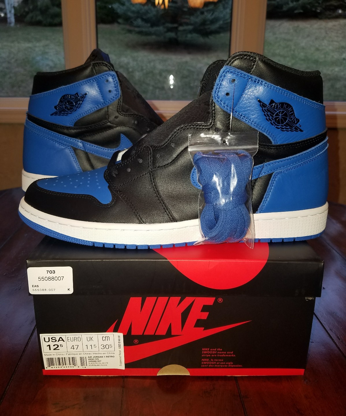 Nike Air Jordan 1 Royal Blue Og Men's Size 12.5 Nike Air Jordan 1 Royal Blue Og Men's Size 12.5