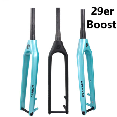 29zoll Fahrrad Boost Gabel MTB 110*15mm Kohlefaser Starrgabel Fahrradgabel Fork