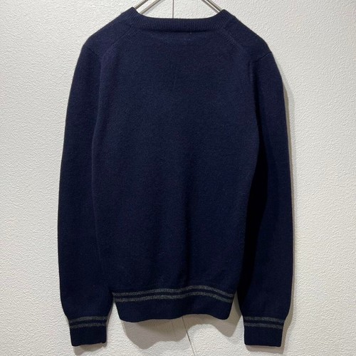 Play Comme des Garcons Knit sweater 100%Wool Heart Patch Crewneck Made in JAPAN - Picture 8 of 8