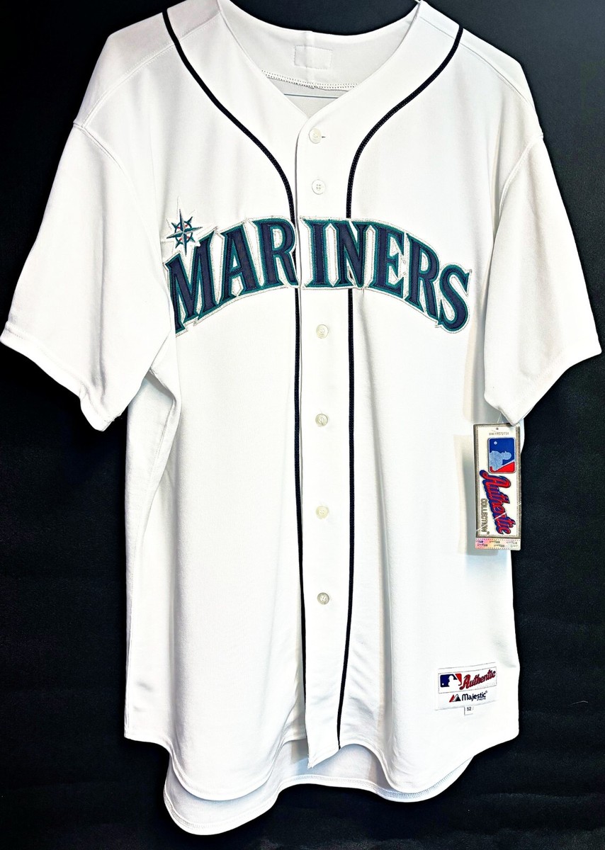 Maillot Seattle Mariners Majestic pour homme, gris officiel Cool Base