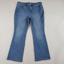 NYDJ Jeans Women's Sz 14p Blue Wash Billy MIni Boot Normcore