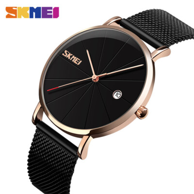 SKMEI Men Quartz Wristwatch Women 30m wasserdichte Kalenderuhr 9183 5960673